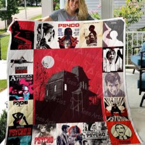Psycho Quilt Blanket M160617  Quilt